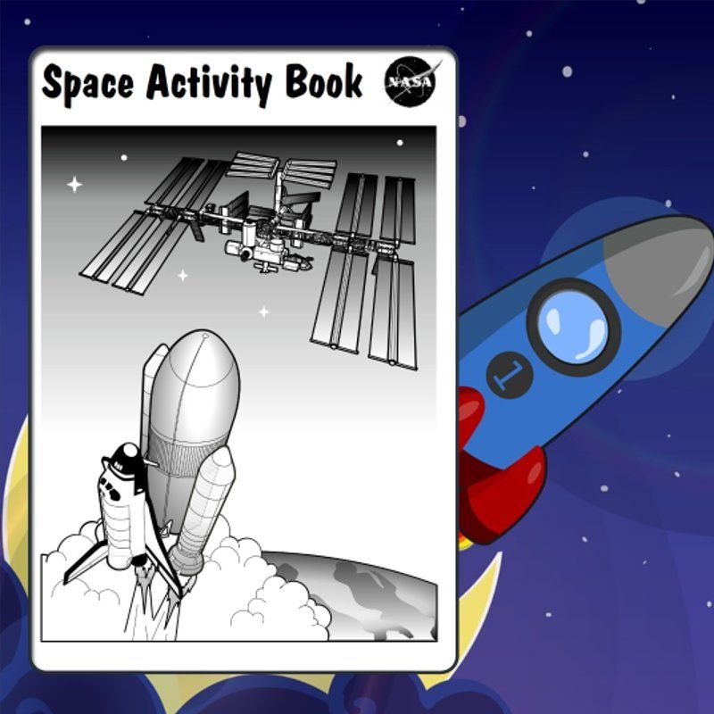 Space Activity Book