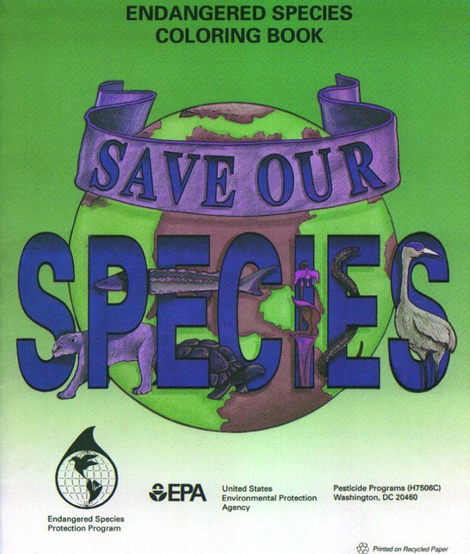 Save Our Species Coloring Book