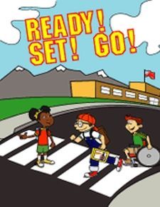 Ready Set Go coloring book cover