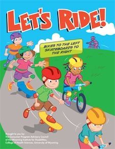 Lets Ride coloring book cover